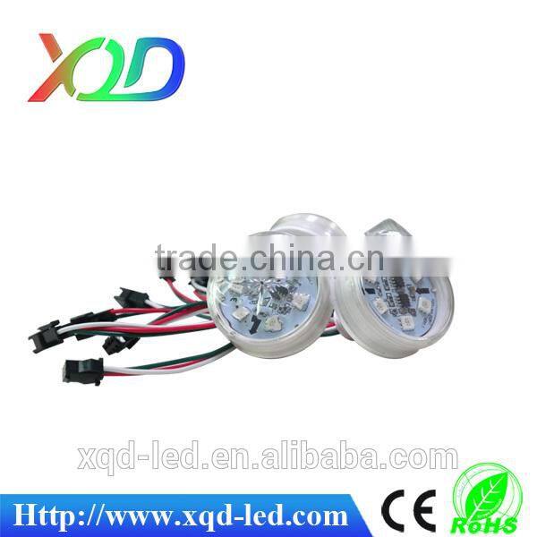 48mm led point lights source led visual pixel poi 6leds smd5050 rgb