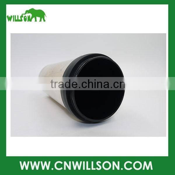 big size stainless steel double wall thermal office use mug with handle and lid