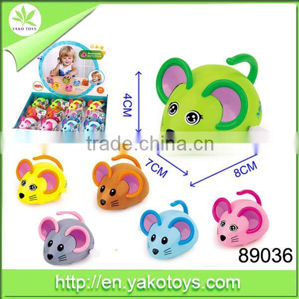 Funny mini plastic animal toys wind up promotional Elephant toy for kids