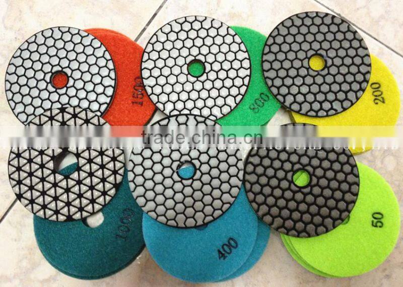 velcro polishing pads polishing dry pads