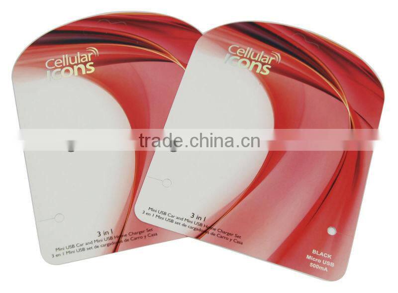 silver stamping paper hang tag for 2 in 1 iph 4S