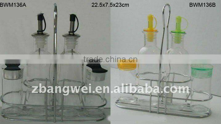 glass oil & vinegar bottle