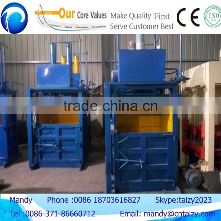Hydraulic model carton/used paper/scrap iro compress baler machine with high quality