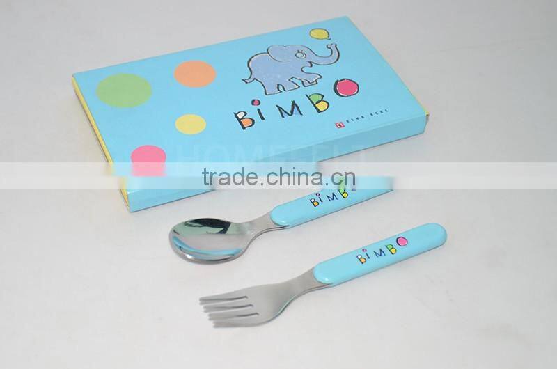 reasonable price stainless steel kids set of cutlery set