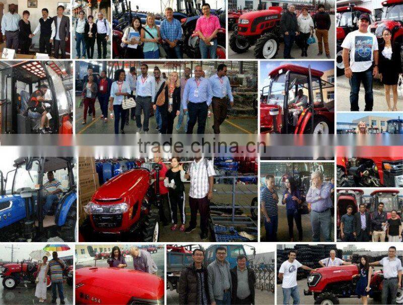 55HP 4WD farm tractor for sale from shandong