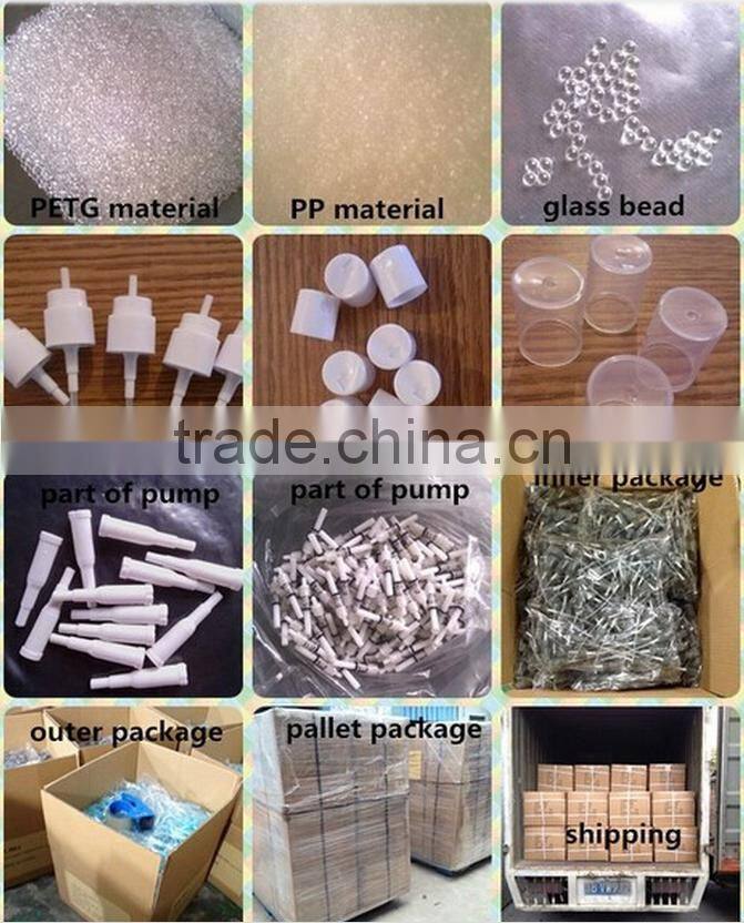 30ml amber airless bottle/pp plastic pump bottle