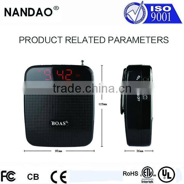 2016 Most Popular Portable Amplifier With Microphone And Charger