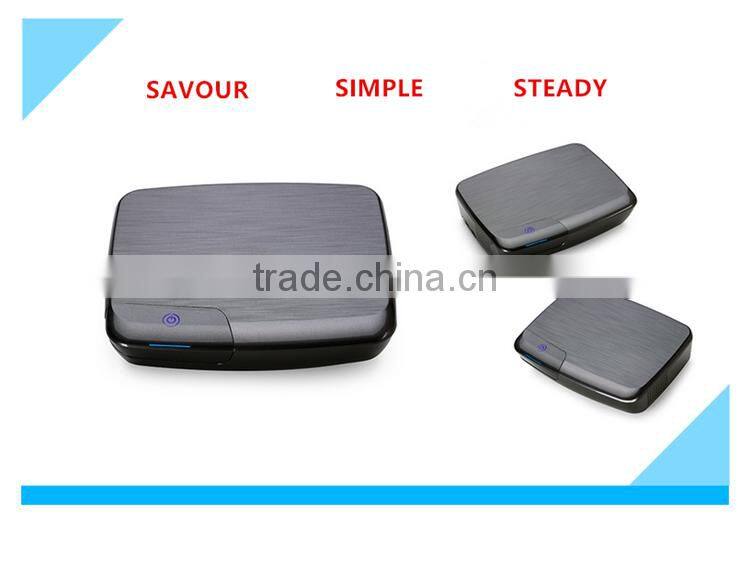 Efficient HEPR car air purifier with USB charging port charger