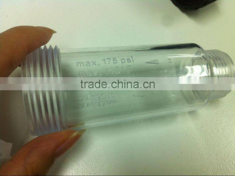 plastic water self cleaning filter