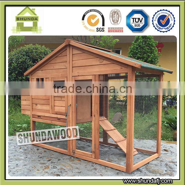 Outdoor Industrial Wooden Hen House