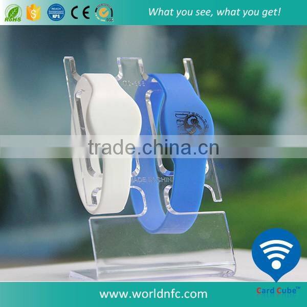 Tie Dye Silicone Rubber Wristband For Swimming Pool