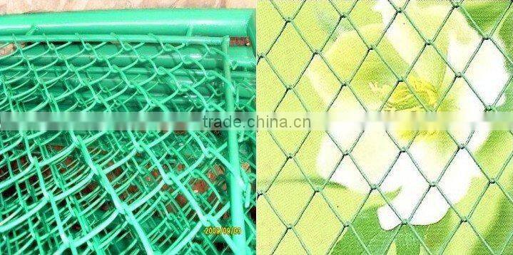 galvanized chain link fence