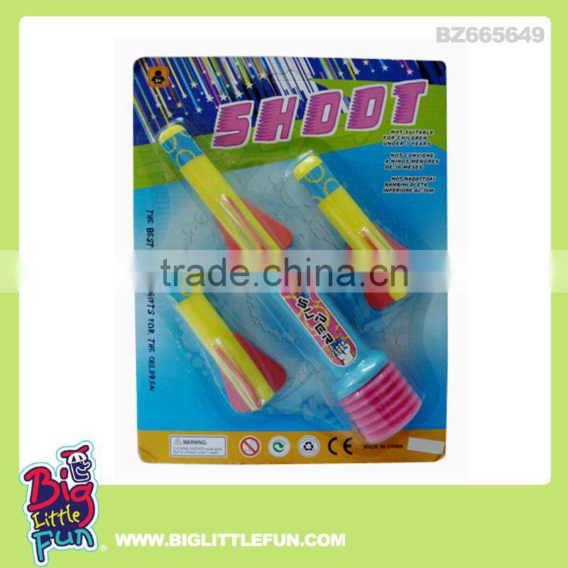 Shooting toy air pump rocket toys