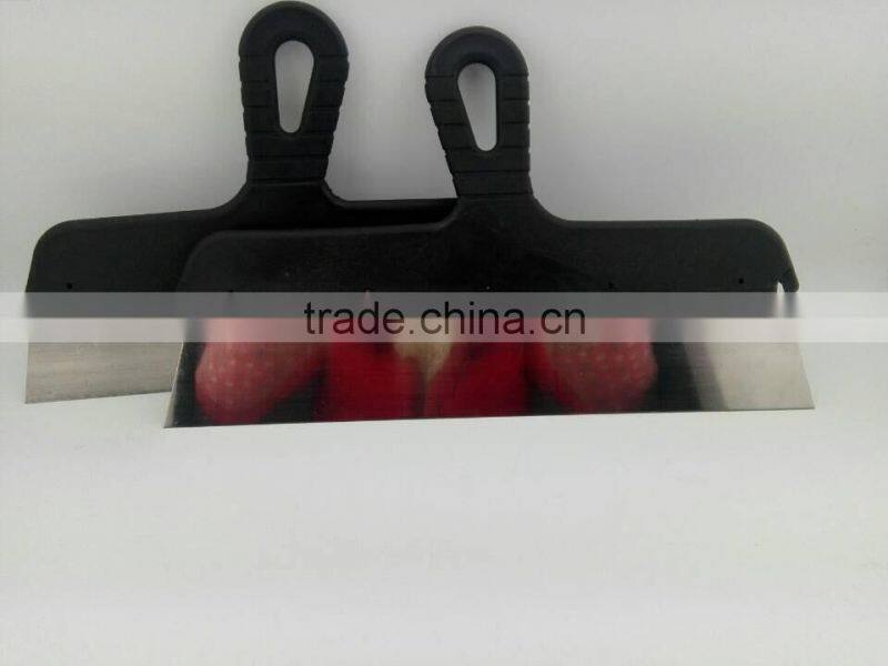 different size stainless steel plastic spatula paint tools knife set scraper wall plastering tools manure scraper with free sam