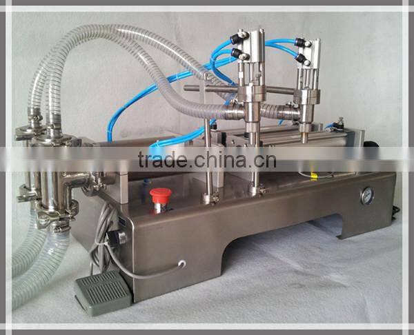 10-300ml Double Heads Pneumatic Shampoo Cream Honey Filling Machine