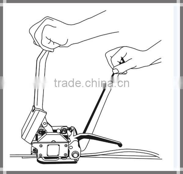 A333 Buckle Free Steel Strip Manual Box Wrapping Machines