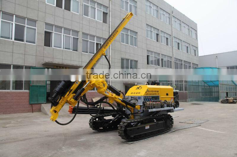 DTH blasting hole drilling rig slope projection CTQ-G140YF for sale