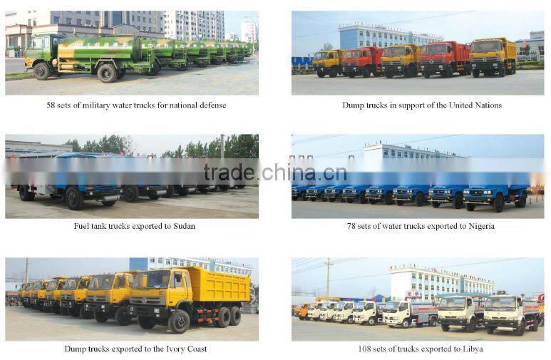 DONGFENG 140 4*2 Side Lift Swing Arm Garbage Truck 6CBM
