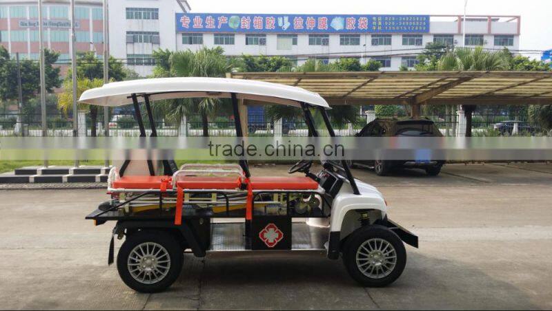 Guangzhou unique latest ambulance golf car battery operated utility vehicle