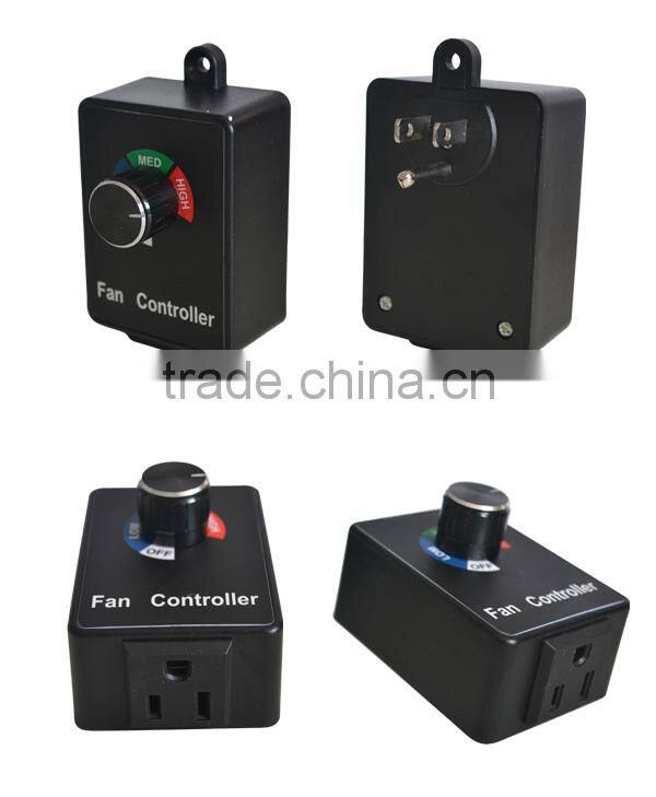 Hydroponics inline mini ventilation fan controller