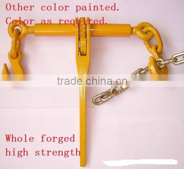 High strength forged Rigging hardware ratchet type load binder with hook