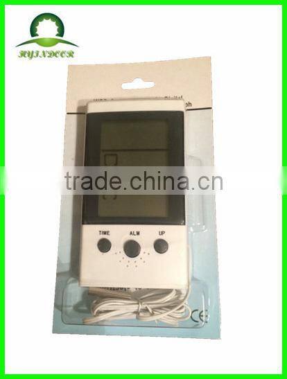 Electronic Digital Thermometer for both indoor and outdoor use with big screen and calendar