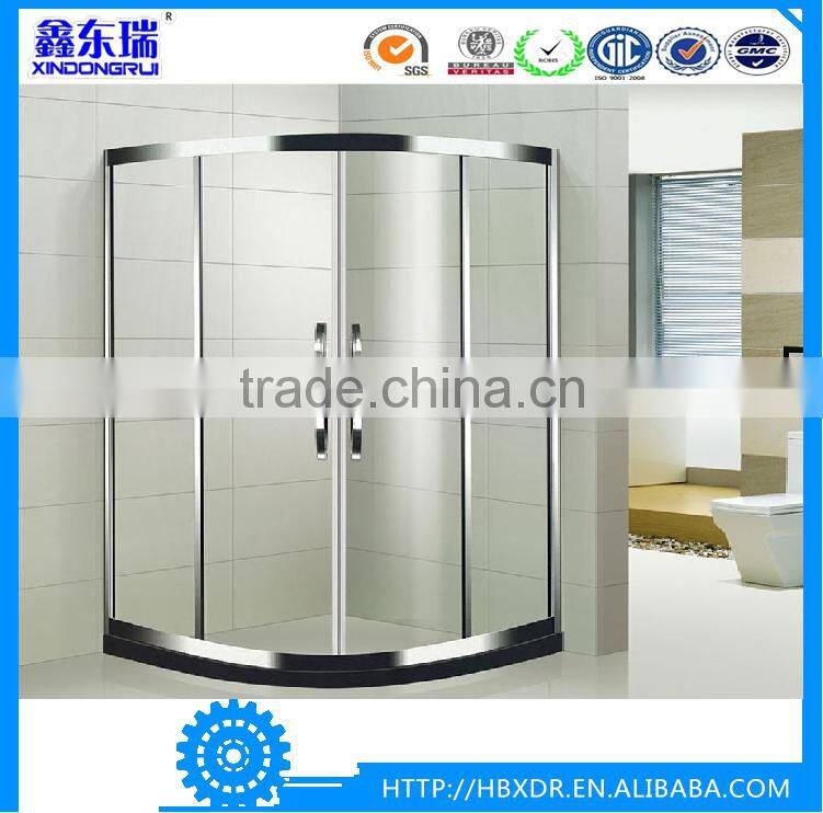 Italian design quadrant glass shower room