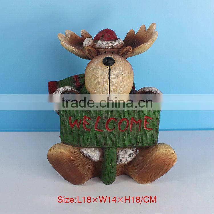 Custom christmas resin figurine wholesale