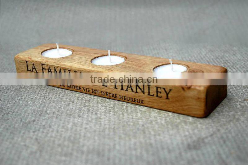 Personalised Triangle Tea Light Holder