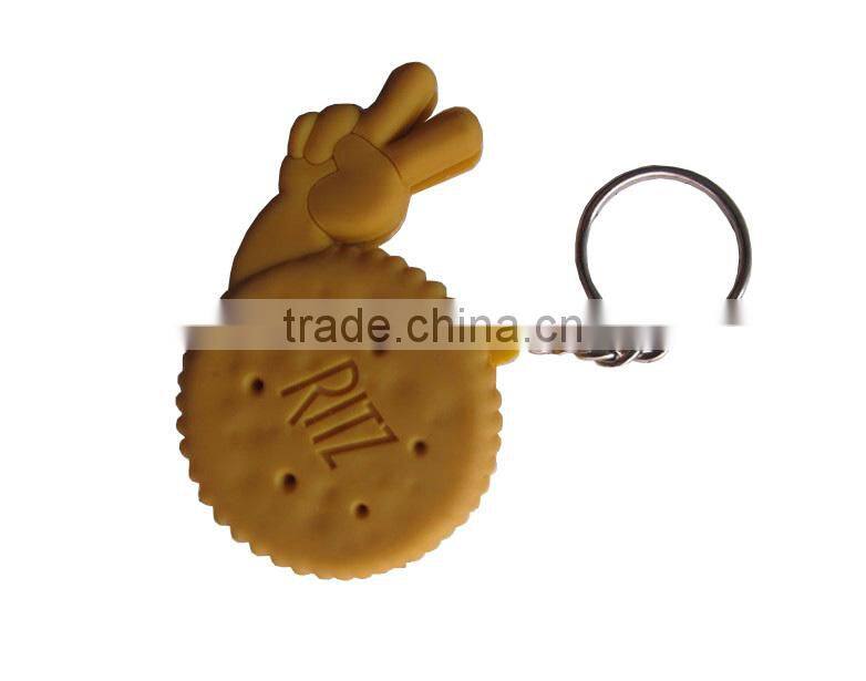 Whoelsale Custom 3D PVC keychain for promotion
