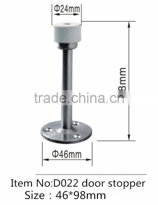 Cylindrical Floor Stainless Steel Door Stopper
