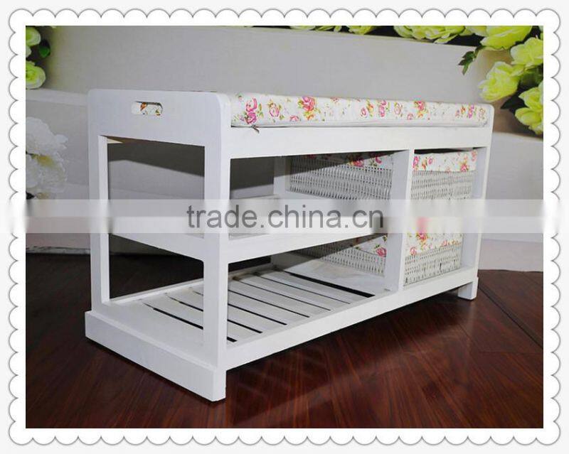 handmade white solid living room cabinet with drawers