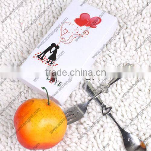 Custom Bridal Wedding Gift Box couple fork spoon small gift creative gifts tableware