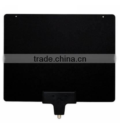2016 Ultra-thin Flat Indoor HDTV Antenna Portable Satellite UHF/VHF DVB-T Digital Indoor TV Antenna