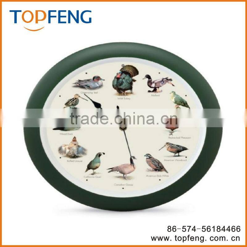 Wall clock /Singing Bird Wall Clock/12 Unique Bird Songs clock