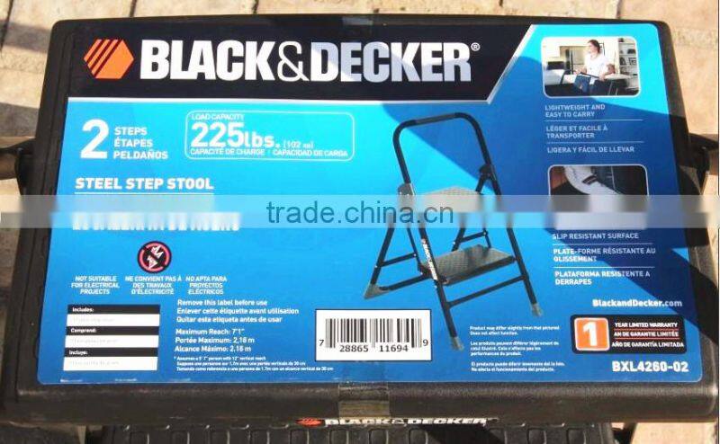 Stock Steel step ladder
