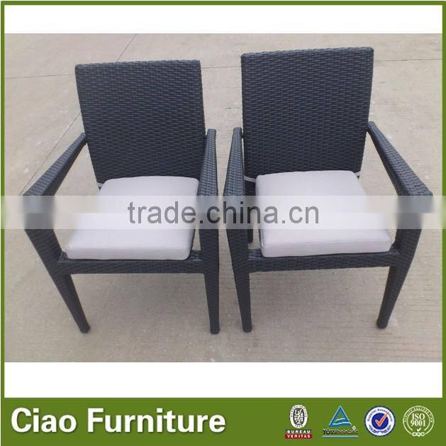 High quality plastic garden rattan chair
