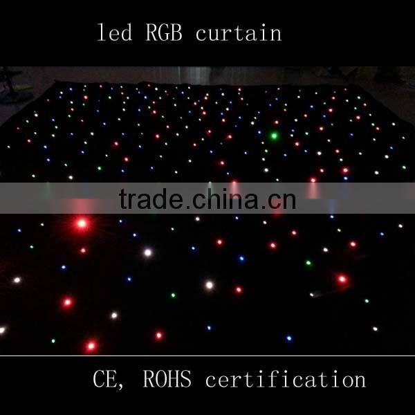 single color starlit dmx led curtain lights backdrop