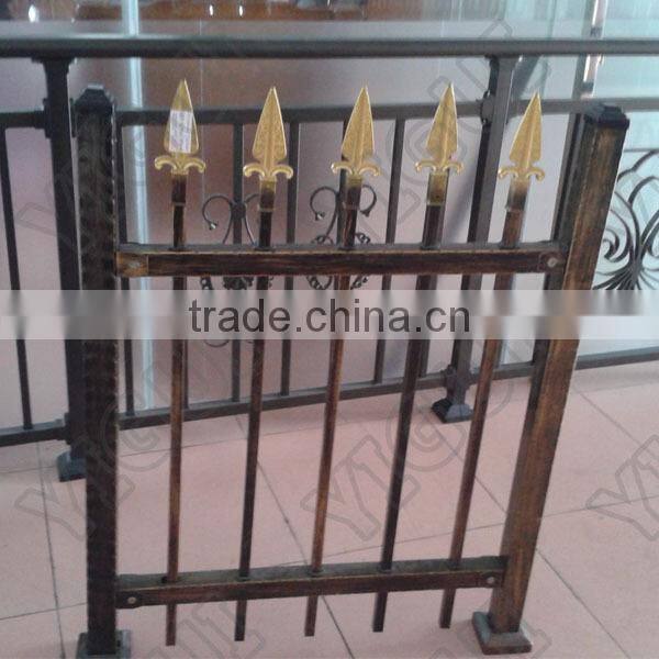 Hight Quality Decorative Black Cheap steel fence, factory direct sale fence