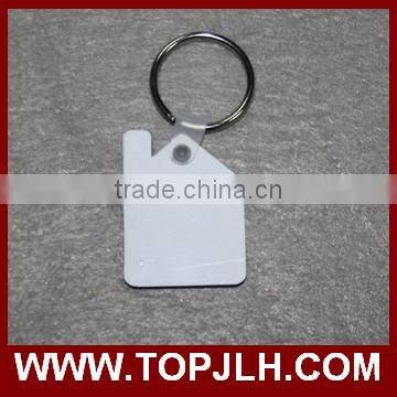 Sublimation wood cheap custom printed heart shaped keychain