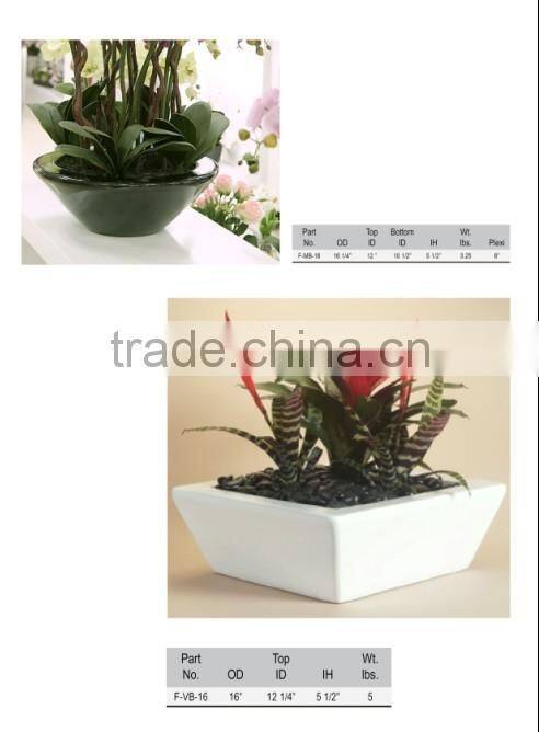 fiberglass flower pot balcony flower pot