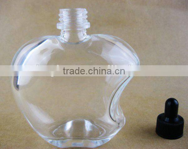 china supplier apple shaped nail polish bottle