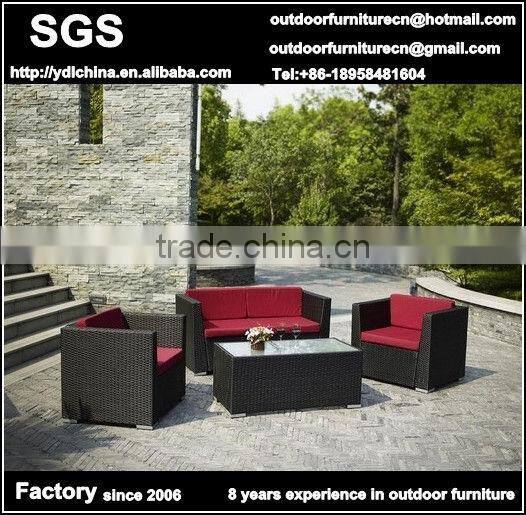 cheap KD rattan outdoor sofa furniture