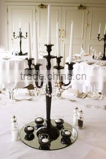 copper plated candle stick candelabra