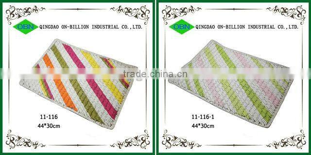 Wholesale colored woven round placemats rope coaster