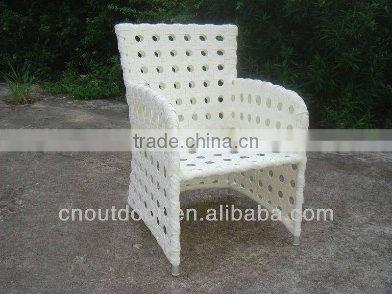 Outdoor PE Rattan Dining Set with armchair 2013
