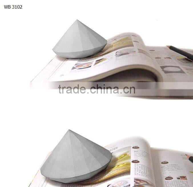 concrete home desktop deco Geometry cement Paperweight