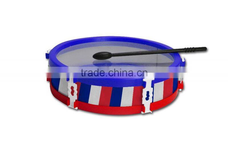 customized design tambourine toy plastic drums manufacturers