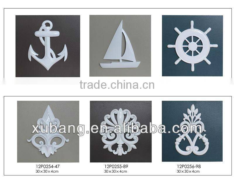 with ribbon design printing canvas decorative wall art