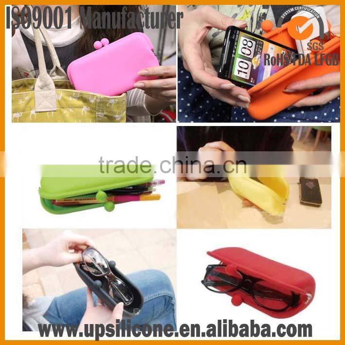 girls school pencil case soft plastic pencil case